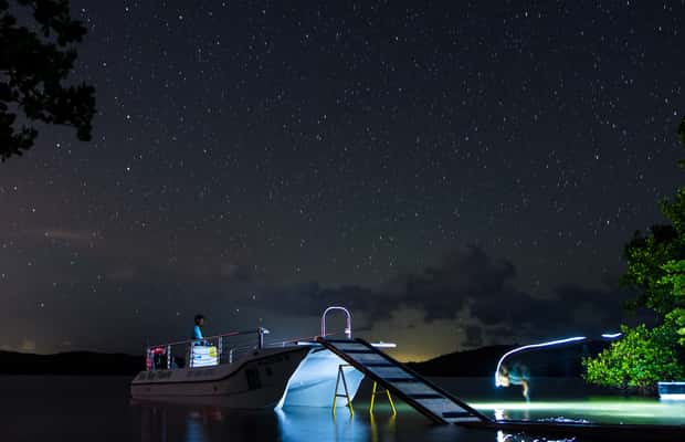 Obraz nr 1 z atrakcji Vieques: Wycieczka łodzią po bioluminescencyjnej zatoce w Fajardo, przesłany przez organizatora