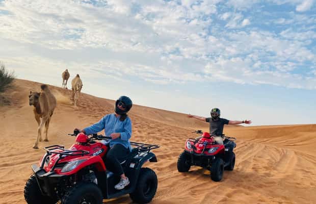 サプライヤーによってアップロードされた、ドバイのドバイアドベンチャーサファリ、クワッドバイク、ラクダ乗り、リフレッシュメントの画像#1