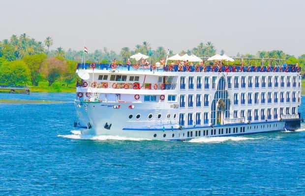 imagem n.1 de De Luxor: Cruzeiro de 3 noites no Nilo para Aswan e balão de ar quente atividade em Luxor, carregada pelo fornecedor