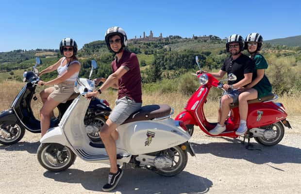 image n.1 of From San Gimignano: Chianti Vespa Tour with Lunch activity in San Gimignano, uploaded by supplier