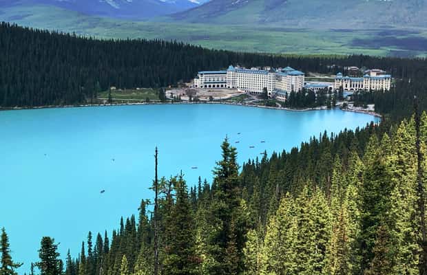 image n.1 of Lake Moraine Lake Louise Johnston Canyon Banff Town Day Tour activity in Banff, uploaded by supplier