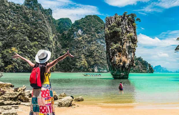 afbeelding n.1 van Van Phuket: Phang Nga Bay en kanotocht per grote boot activiteit in Golf van Thailand, geüpload door aanbieder