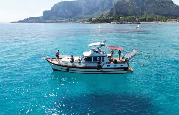 image n.1 of Palermo: Boat Tour With Aperitif Snorkeling And Cave Tour activity in Sicily, uploaded by supplier