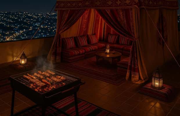 image n.1 of Amman: Bedouin Barbecue Night with City Views activity in Amman, uploaded by supplier