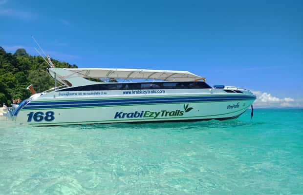 image n.1 of From Krabi: Phi Phi Early Bird & 4 Islands by Speedboat activity in Ao Nang, uploaded by supplier