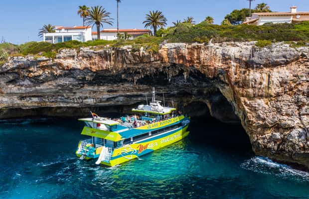 image n.1 of From Sa Coma: East Coast Glass Bottom Boat Trip activity in Porto Cristo, uploaded by supplier
