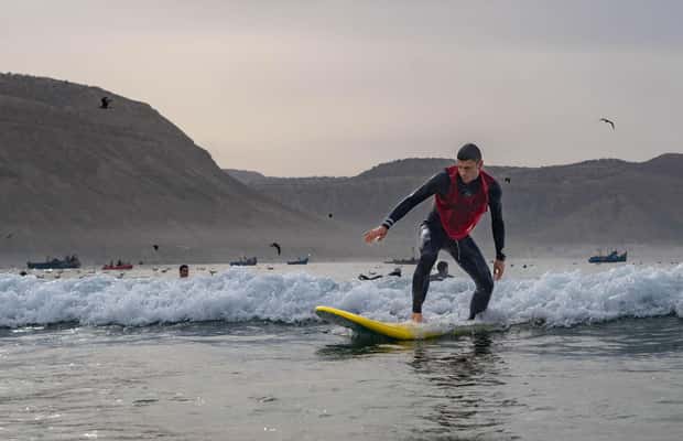 imagen n.º 1 de Agadir: Clase de surf para principiantes y experiencia en Marruecos actividad en Agadir, subida por el proveedor