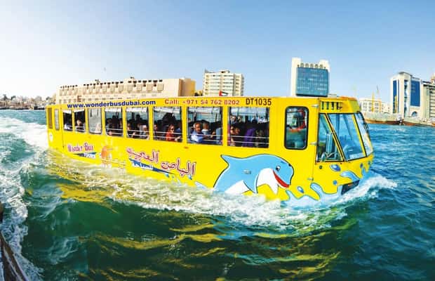 image n.1 of Dubai: Old town tour with Wonder Bus, souks, Creek and Guide activity in Dubai, uploaded by supplier