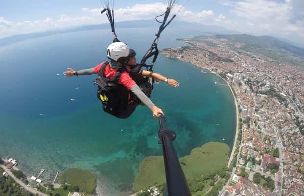 billede nr.1 af aktiviteten Paragliding over Ohrid-søen i Den sydvestlige region, uploadet af udbyder