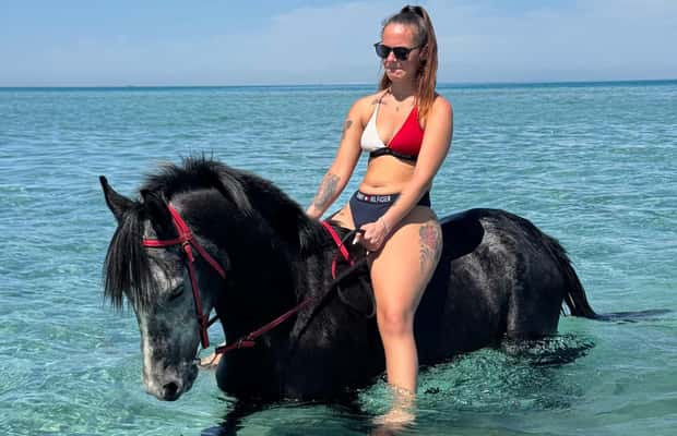 image n.1 of Hurghada: Desert and Beach Horse Riding Adventure activity in Hurghada, uploaded by supplier
