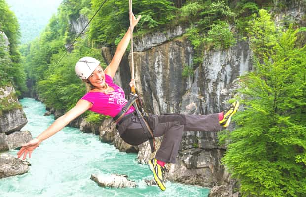 image n.1 of Salzach Gorge Adventure - Mega Flying Fox & Cave Tour activity in Golling an der Salzach, uploaded by supplier
