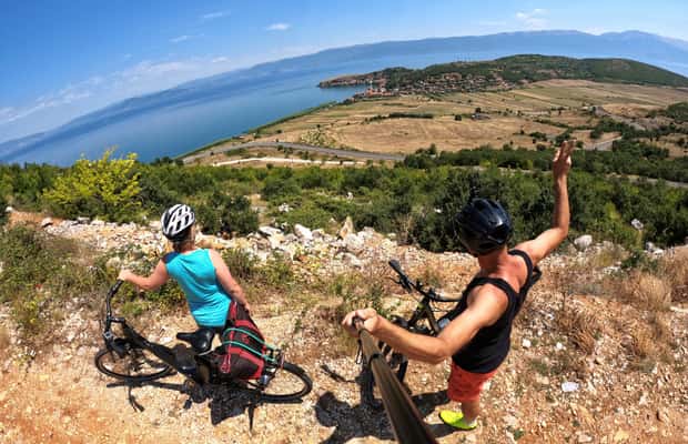 billede nr.1 af aktiviteten E-cykling over grænsen, fra Ohrid til Albanien. i Den sydvestlige region, uploadet af udbyder