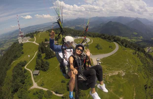 image n.1 of Salzburg like an eagle: tandem paragliding from Gaisberg activity in Salzburg, uploaded by supplier