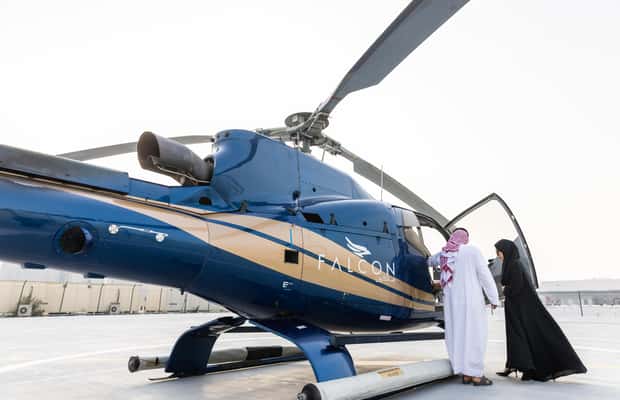 image n.1 of Abu Dhabi: Shared Helicopter Tour activity in Abu Dhabi, uploaded by supplier