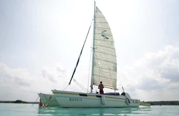 afbeelding n.1 van Catamaran Zeilervaring bij Bacalar Lagoon. activiteit in Bacalar, geüpload door aanbieder
