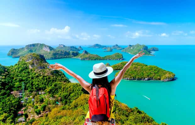 Immagine nº 1 di Koh Samui: Tour di un giorno ad Ang Thong con kayak, snorkeling e pranzo attività a Golfo del Siam, caricata dal fornitore