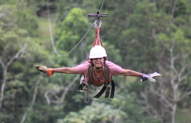 CostaRica: Cloud Forest Canopy Tour w/TarzanSwing & Superman