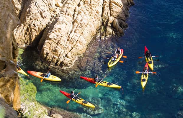 image n.1 of From Sant Feliu de Guíxols: Kayak and Snorkel in Costa Brava activity in Sant Feliu de Guíxols, uploaded by supplier