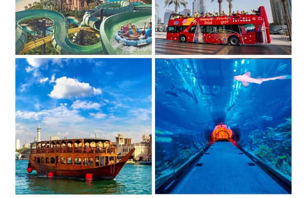 imaginea n.1 a activității Dubai: Excursie cu autobuzul Hop-On Hop-Off, Aquaventure și croazieră Dhow în Dubai, încărcată de organizator