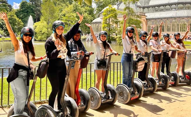 スペインマドリード マドリード：象徴的なレティーロ公園セグウェイツアー