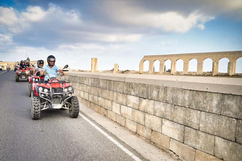 Gozo: Full-Day Quad Tour with Private Round-Trip Boat