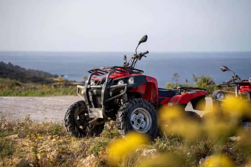 Malta: Gozo Quad Bike Tour with Private Boat Ride