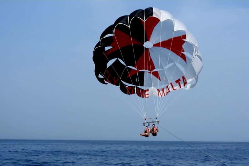 St. Julian's: Parasailing in Malta with Photos and Videos