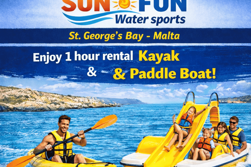 St Julian's: Kayak Rental / Paddle Boats