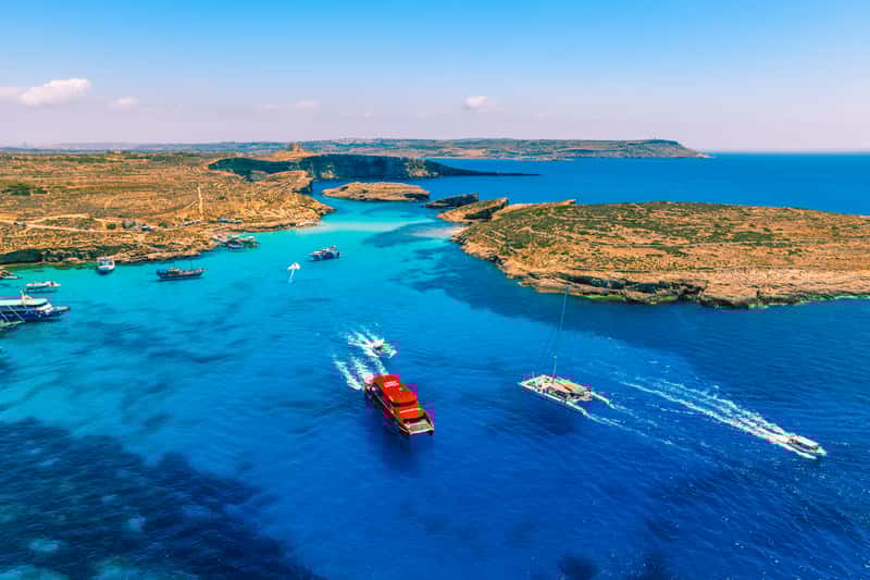 From Bugibba: Gozo, Comino and Blue Lagoon One-day (CMO)