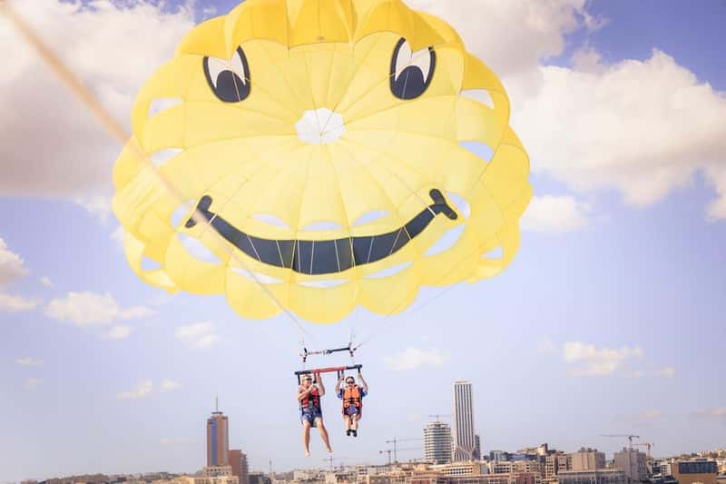 St. Julian's: Malta Parasailing Adventure with Photos
