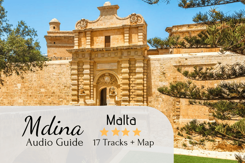 Mdina Audio Tour with Map and Directions