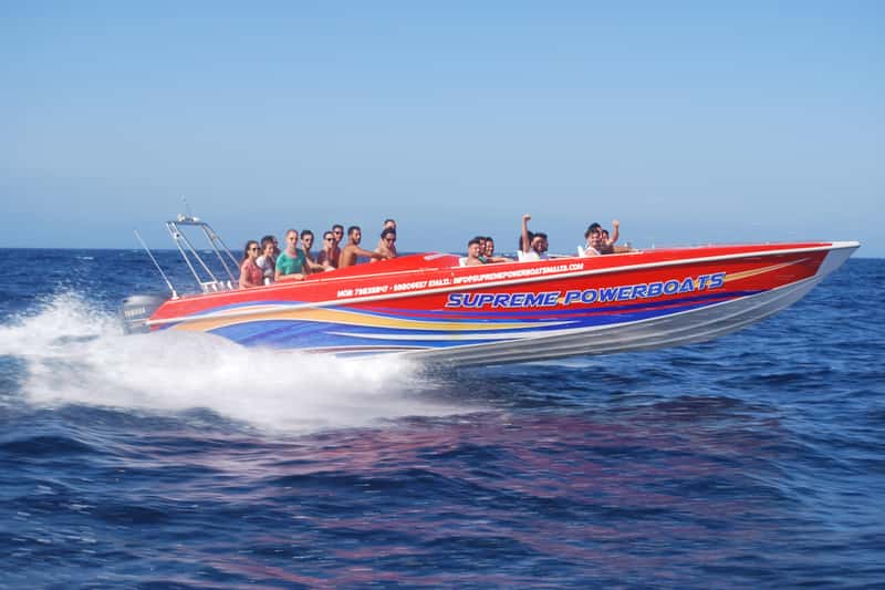 Sliema: Powerboat Trip to Gozo with Caves and Island Stop