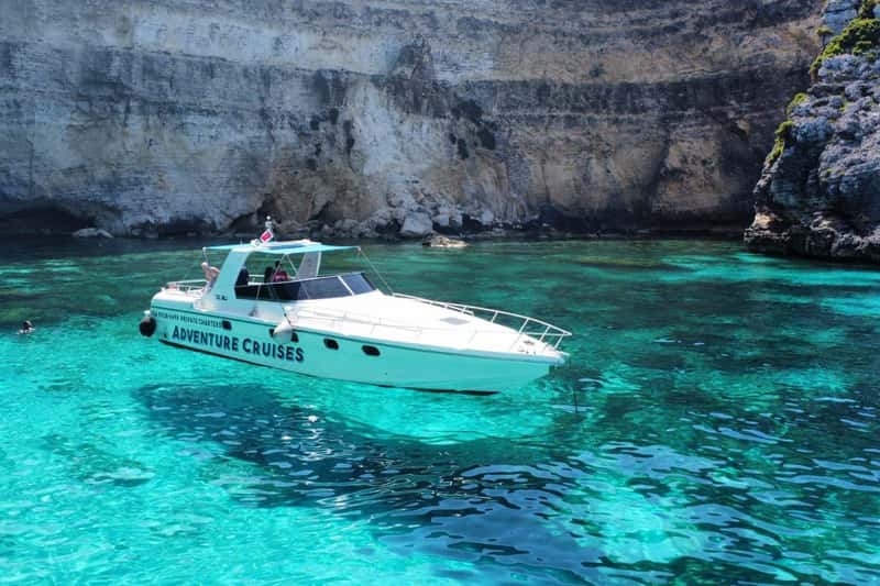 From Sliema: Private Comino and Gozo Boat Charter