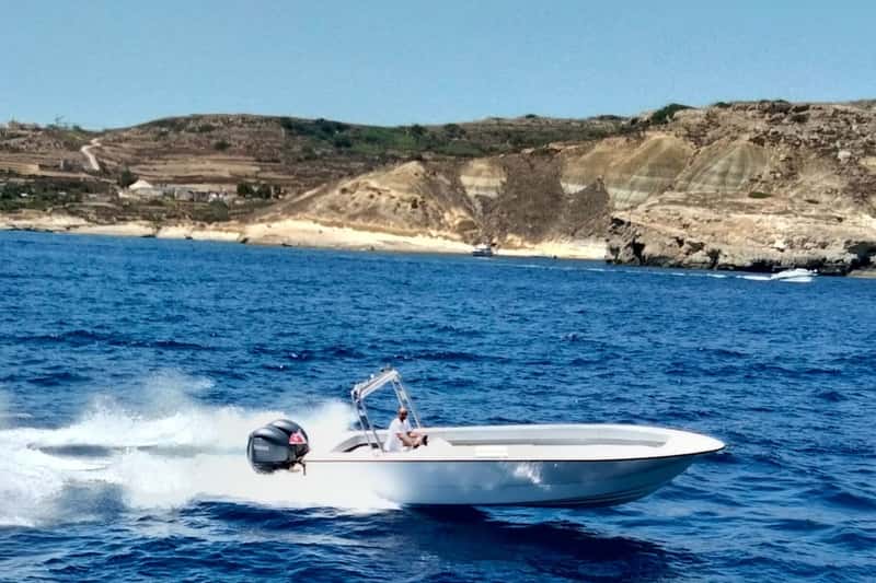 Private speedboat charter for Comino, Gozo, Blue Lagoon