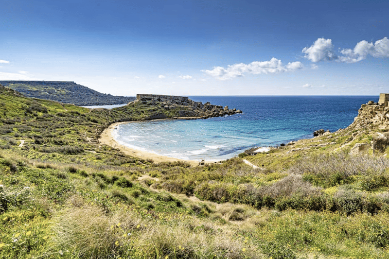 Malta: Golden Bay Private Boat Trip with Snorkeling