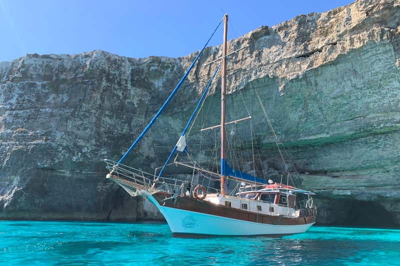 Malta: 3 Bay Cruise to Selmun Bay, Blue Lagoon and Gozo