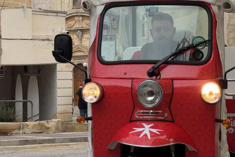 Malta: Tuk Tuk Half Day Tour with Hotel Pick up