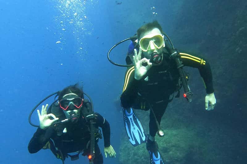 Malte : Baptême de plongée sous-marine, Première Expérience