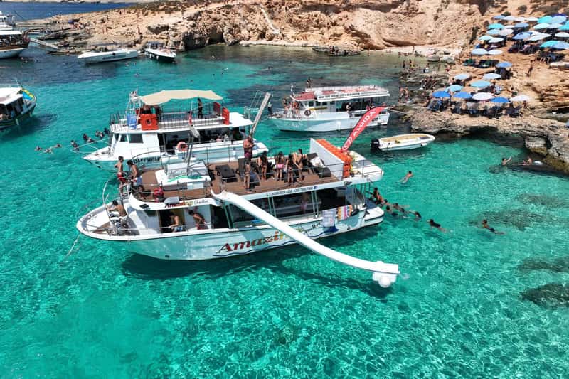 Malta Coastline Cruise: Comino, Blue Lagoon & Crystal Lagoon