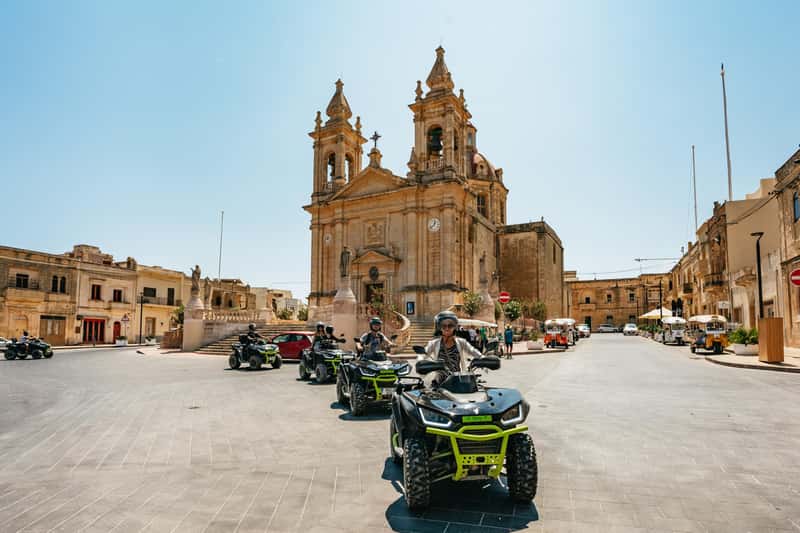 From Malta: Gozo Quad Bike Tour & Comino Boat Tour w/ Lunch