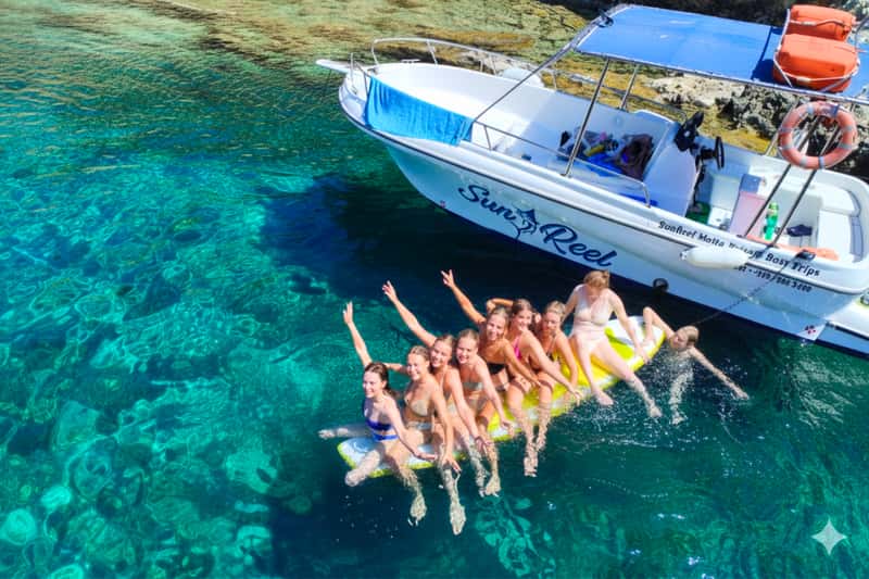 Malta: Private Boat Trip to Comino, Blue Lagoon & Gozo