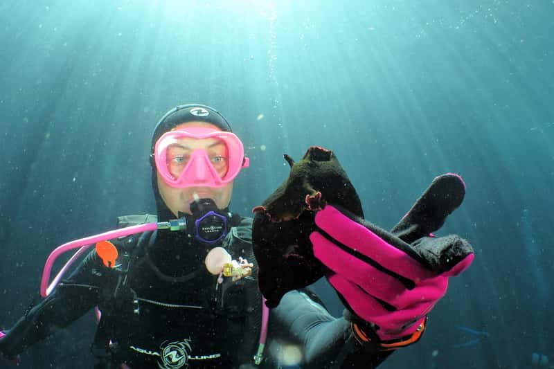 SSI Try Scuba Diving in the sea