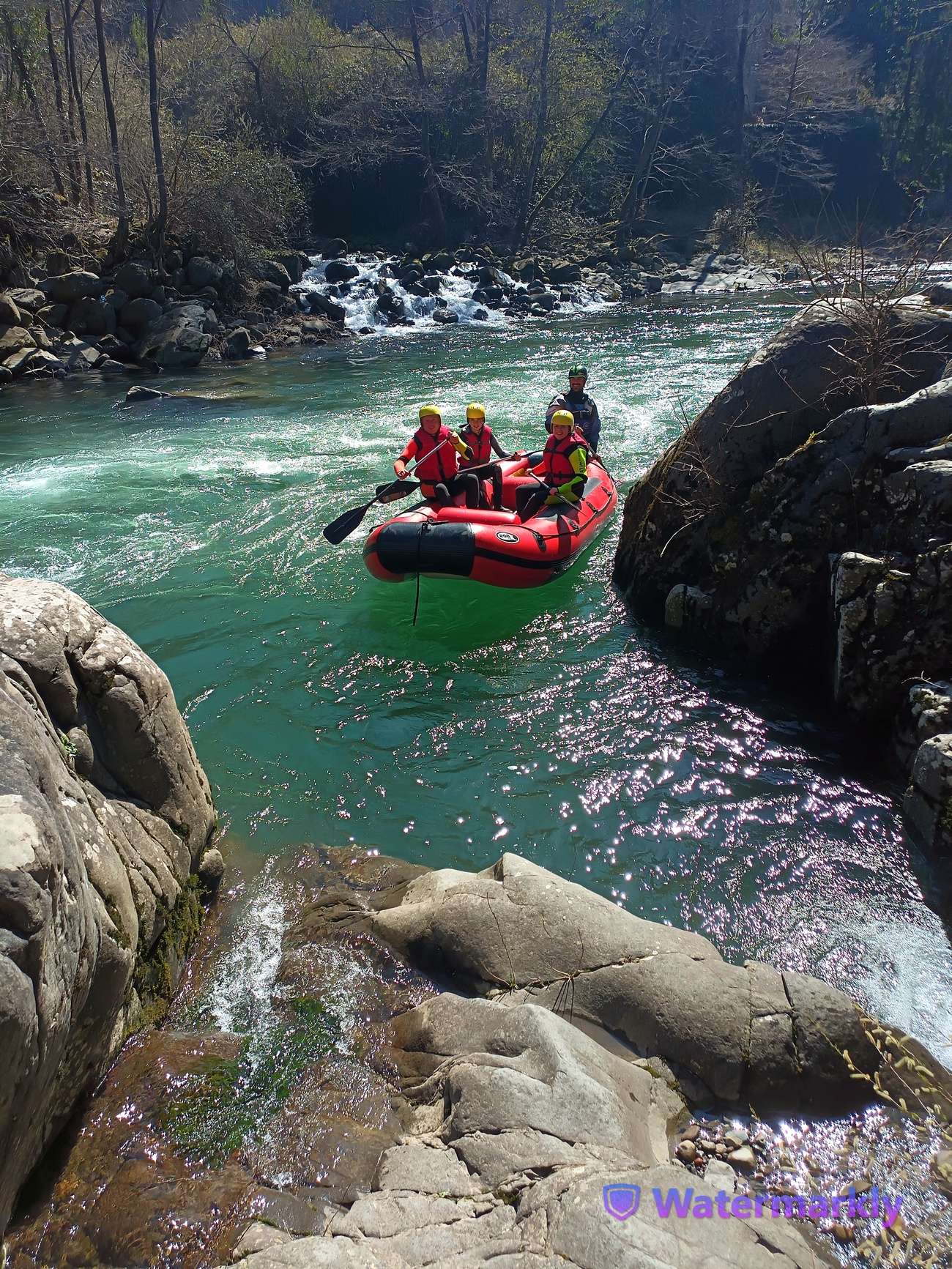 Bagni di Lucca, aventure en rafting - Hizvo
