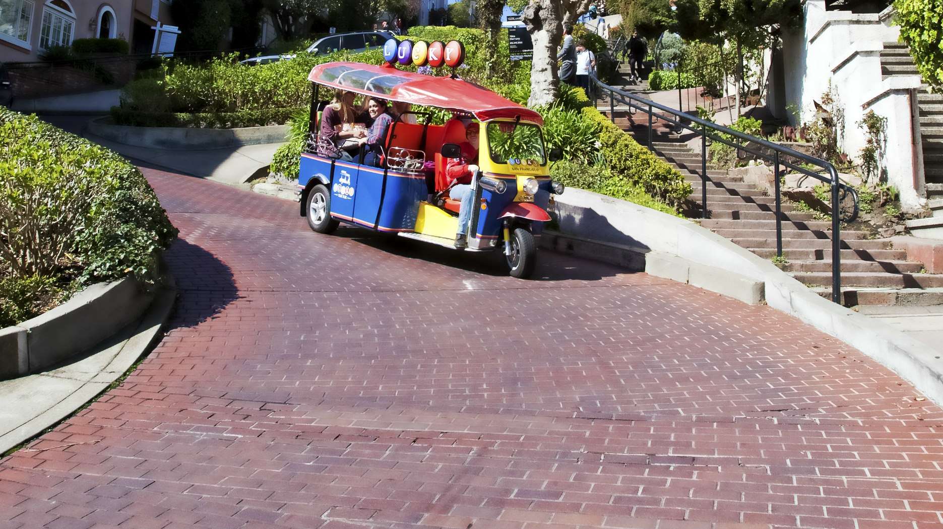 San Francisco, visite privée de la ville en pousse-pousse Tuk-Tuk - Hizvo