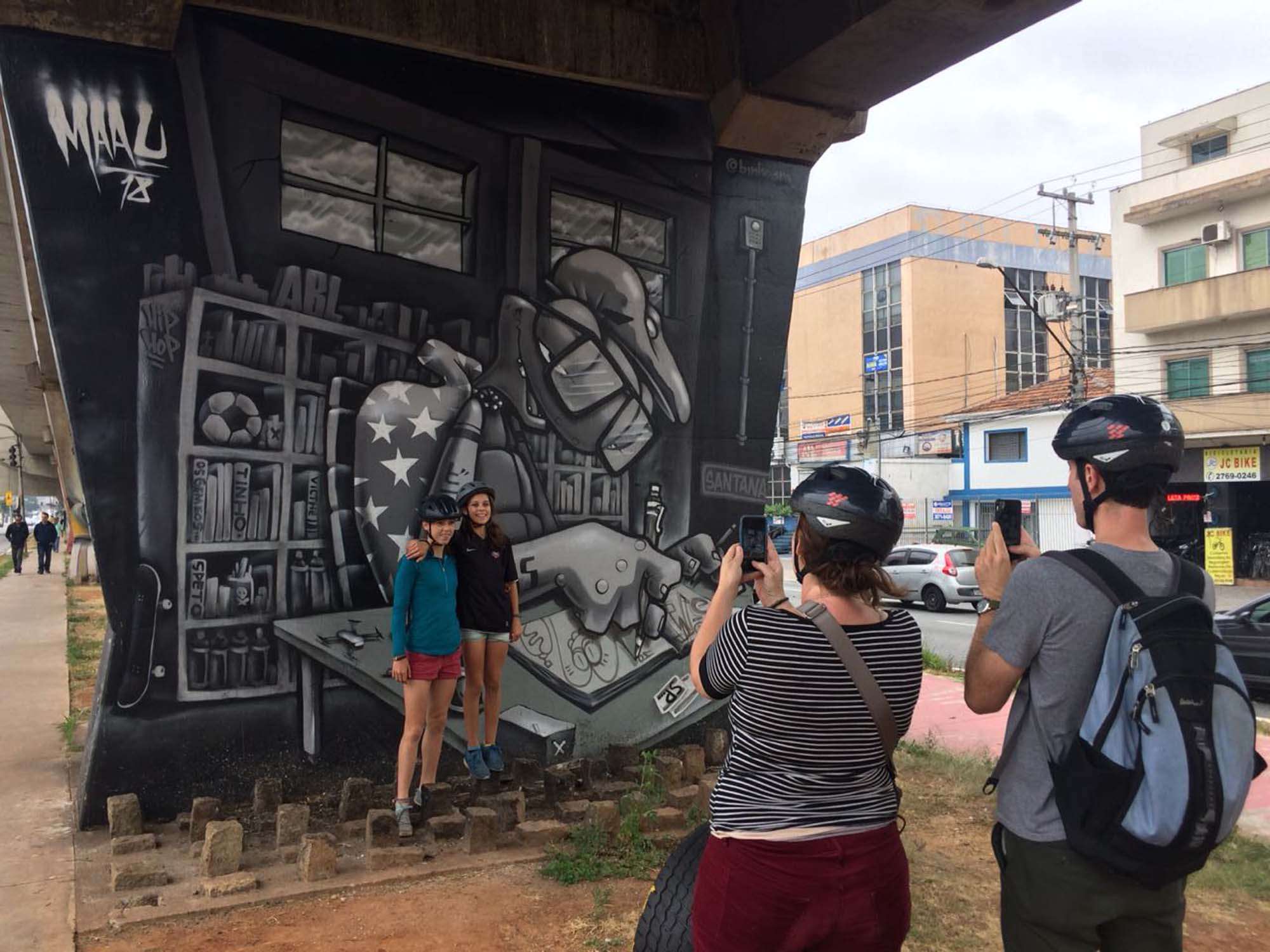 São Paulo, Street-Art-Fahrradtour - Hizvo
