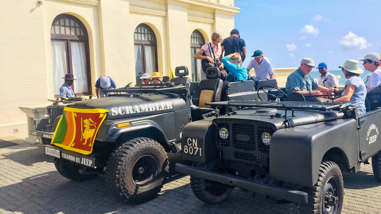Colombo, ciudad en tour privado en jeep de la guerra mundial - Hizvo