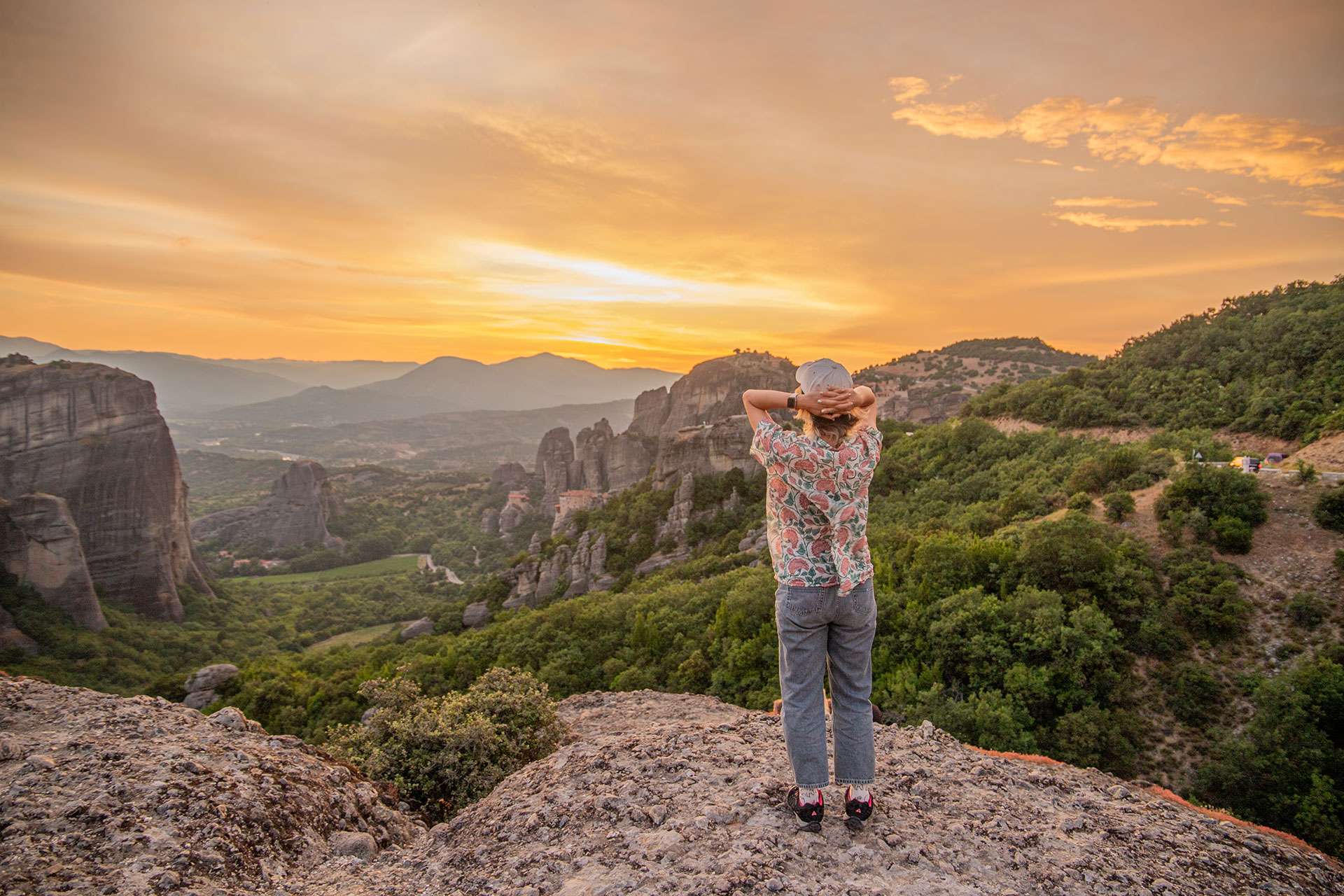 Meteora, kleine Tour bei Sonnenuntergang mit Klöstern und Höhlen - Hizvo