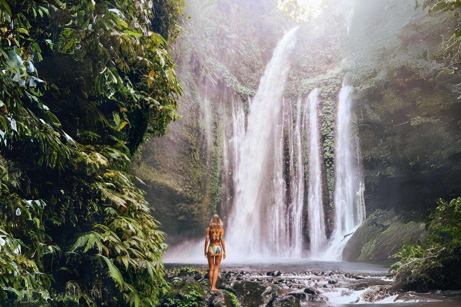Lombok, cascade Aik Belek, Rinjani Lodge et Malimbu Hill - Hizvo