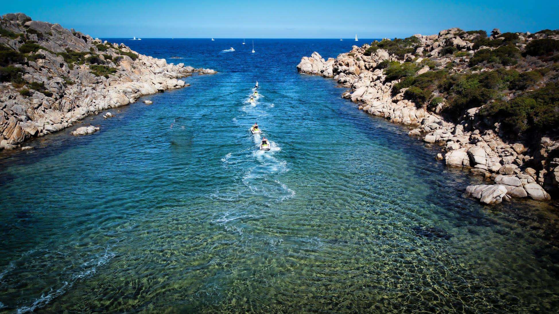 Desde Propriano, excursión en moto de agua Cala d'Aguillia - 2 h - Hizvo