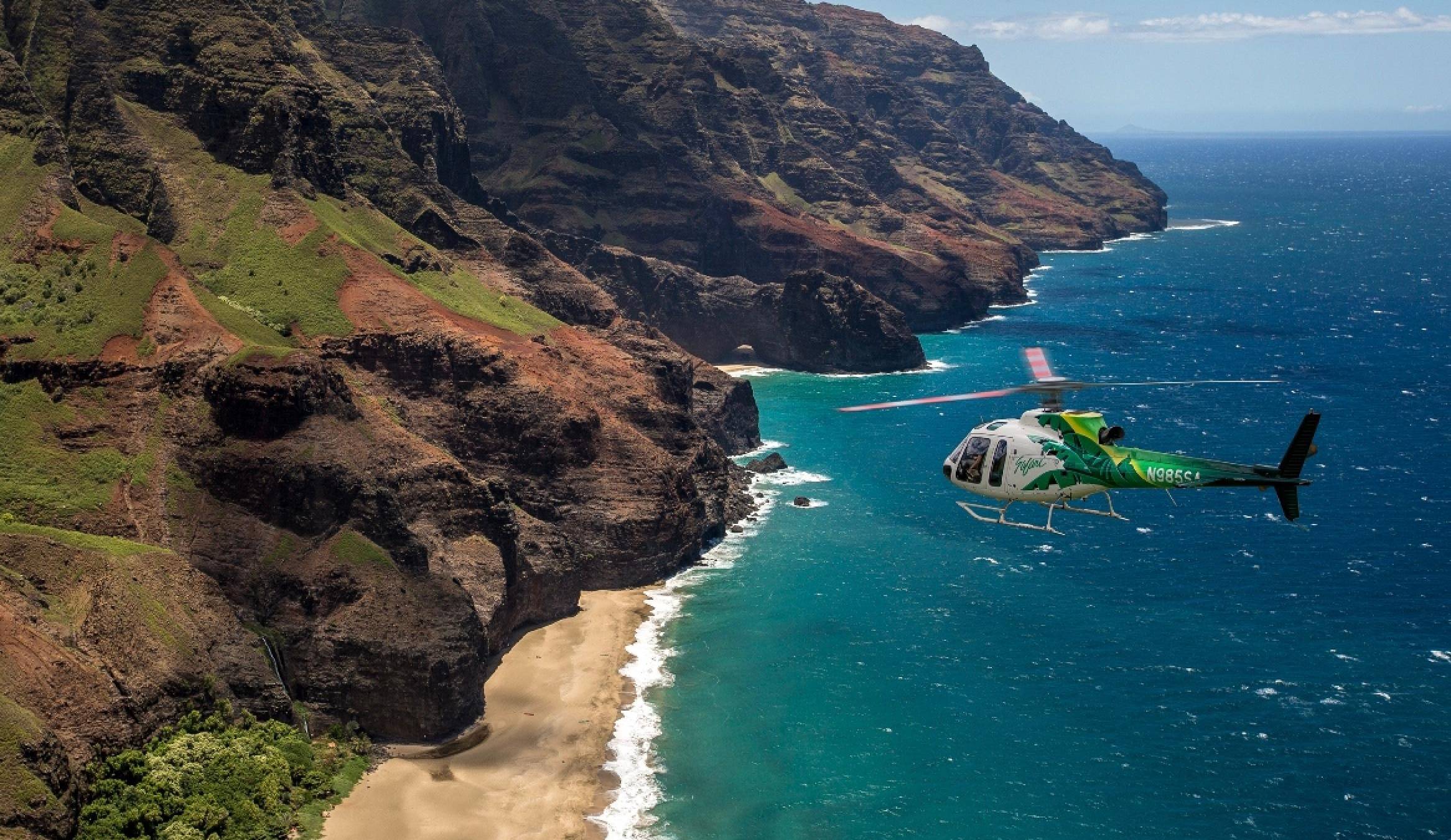 Deluxe waterfall safari helicopter tour on Kauai — photo from the operator's listing
